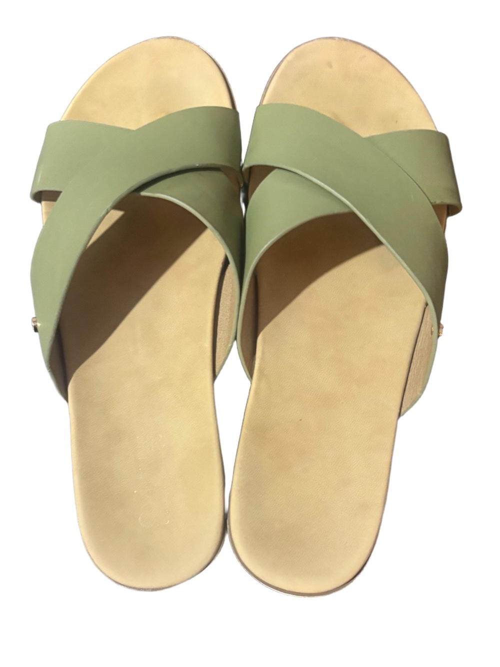 Women’s Slide Sandals in Sage Green